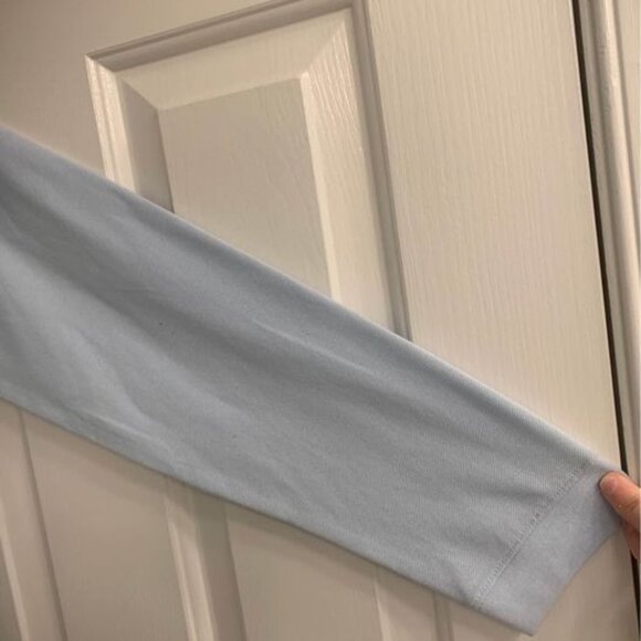 Boys Size 18 Long Sleeve Light Blue Shirt - Picture 2 of 6